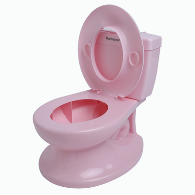 Bagno di formazione per bambini in PP rosa, ecologico e dotato di certificato EN71
