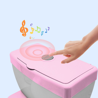Grigio Rosa Blu Test EN71 Certificato Baby Training Potty Toilet Kit con logo personalizzato