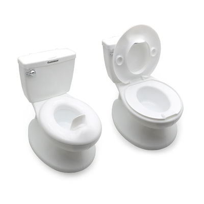 Grandi bambini quadrati multifunzione bagno a vaso rosa/bianco/azzurro con giocattoli musicali