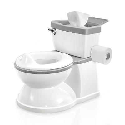 Bagno grigio per bambini con sedile rimovibile
