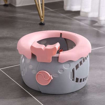 Bagno per bambini Serenity Blu Sakura Rosa Solid PP TPE Sedie per la vasca con logo personalizzato