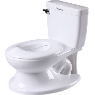 Ouninbear Puttana di allenamento in plastica bianca con pulsante per bambini