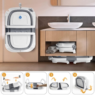 Vasca da bagno per bambini pieghevole multifunzione