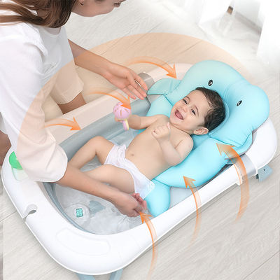 Casalinghe Bambini Vasca da bagno pieghevole portatile con termometro e doccia