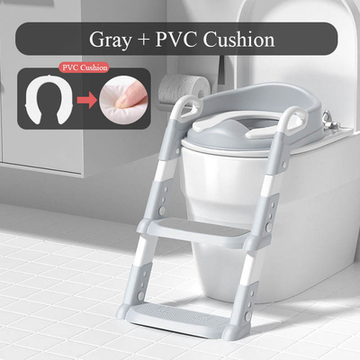 OUNINBEAR Plastico Potty Training Sedile igienico con scaffale di gradino Scala anti-slip