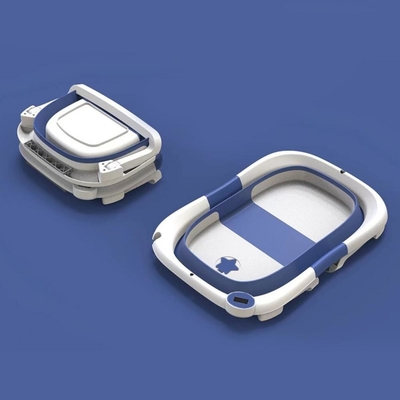 Vasca da bagno anti muffa per bambini Vasca da bagno portatile in plastica per neonati 60,5*43*20,5 cm
