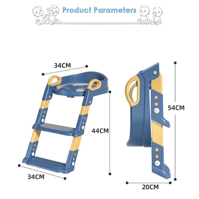 OUNINBEAR Plastico Potty Training Sedile igienico con scaffale di gradino Scala anti-slip