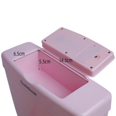 Allenatore per la vasca igienica per bambini in plastica rosa personalizzabile con modello di stampa per un facile allenamento in bagno
