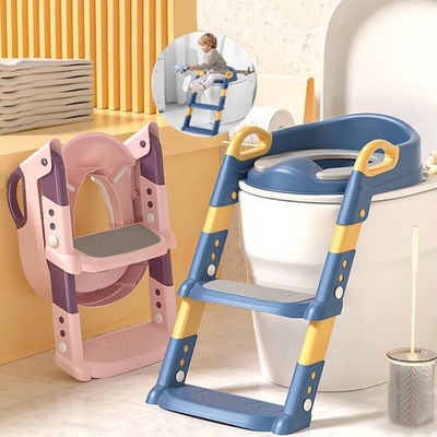Personalizzazione Logo PP plastica pieghevole seggiolino bagno per bambini seggiolino con gradini