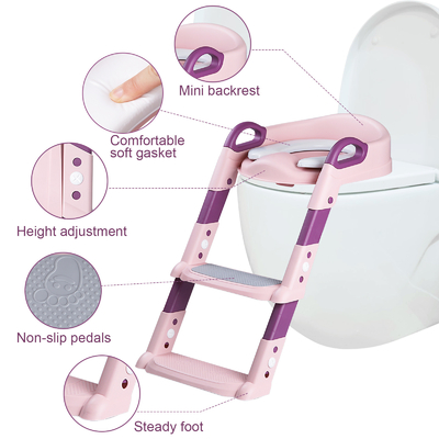 OEM ODM cuscino morbido sedile di bagno pieghevole con gradini marchio OUNINBEAR
