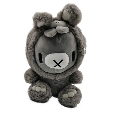 Altezza 11cm-30cm Piccolo Coniglio Grigio giocattolo di peluche animali imbottiti personalizzati