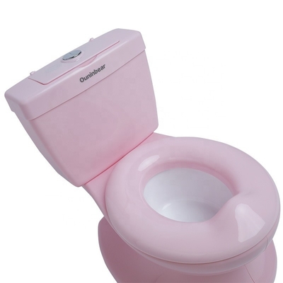 Puttana di addestramento per bambini in plastica rosa con certificazione di prova EN71 e disegno del logo personalizzato