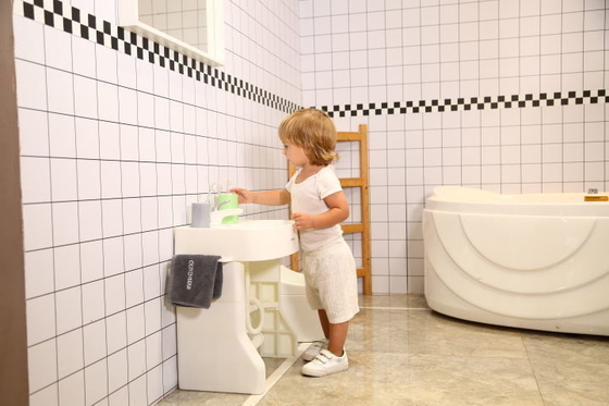 Logo personalizzabile facile da usare vaschino per bambini con piedistallo