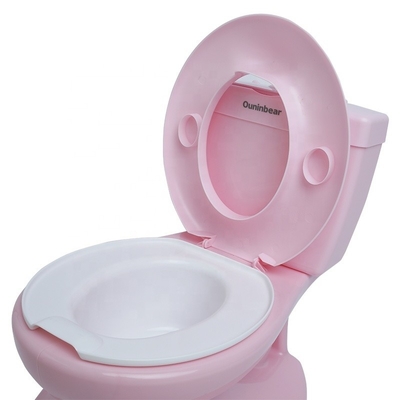 Bagno per bambini in plastica rosa EN71 Certificato Disegno a colori puri Disponibile logo personalizzato