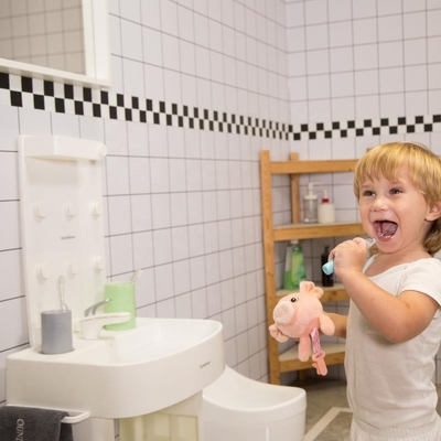 45*30*50cm Bagno per bambini Lavello intelligente Bambini in apprendimento Lavatorio altezza regolabile