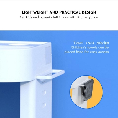 Personalizzazione Vasca da bagno per bambini Vasca da bagno per bambini Sciacquone con acqua corrente e luce a led