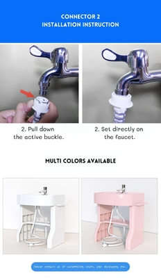 CPC Eco-Friendly Kids Wash Basin Polyester Bambini Tavolo per lavarsi i denti