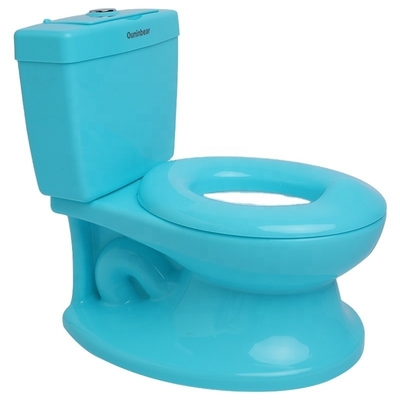 Puttana di addestramento del bambino in plastica blu con logo personalizzato certificata per il test EN71