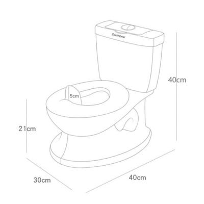 Bagno ecologico per bambini con certificato EN-71 Disegno di stampa del logo personalizzato