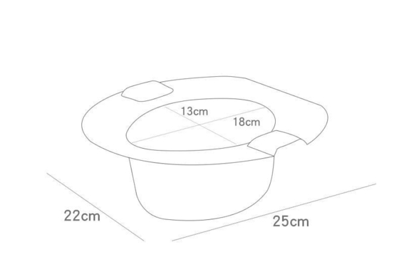 Bagno ecologico per bambini con certificato EN-71 Disegno di stampa del logo personalizzato
