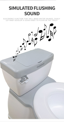 Sedile da bagno per bambini in plastica blu con logo personalizzato EN71 certificato per l'addestramento dei bambini