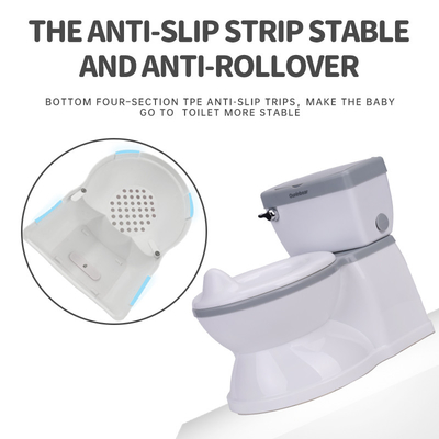 Bagno ecologico per bambini con certificato EN-71 in colore grigio/rosa/azzurro