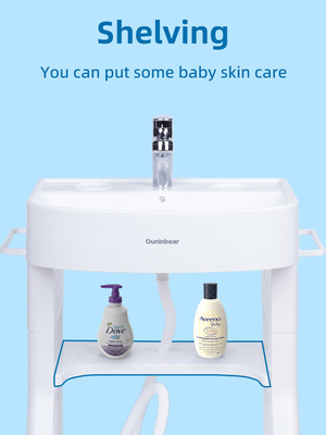OEM / ODM Baby Wash Basin Con Stand Bambini lavandino a mano Popolari articoli igienici
