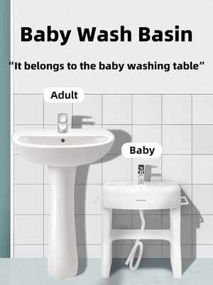 OEM / ODM Baby Wash Basin Con Stand Bambini lavandino a mano Popolari articoli igienici
