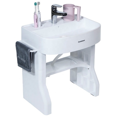 CPC vaschino per lavatori per bambini in plastica a piedi libero piedistallo per bambini dimensione lavandino per shampoo