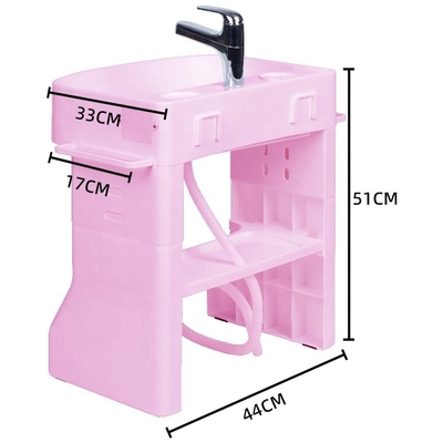 Simulazione del bagno per bambini Vasca per il lavaggio delle mani vasca per bambini vasca con supporto in plastica