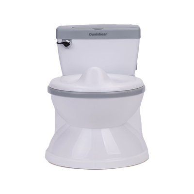 Gray Eco Friendly Baby Potty Toilet EN-71 Seggiolino di allenamento certificato con logo personalizzato