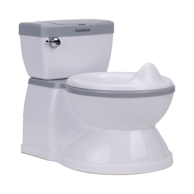 Gray Eco Friendly Baby Potty Toilet EN-71 Seggiolino di allenamento certificato con logo personalizzato
