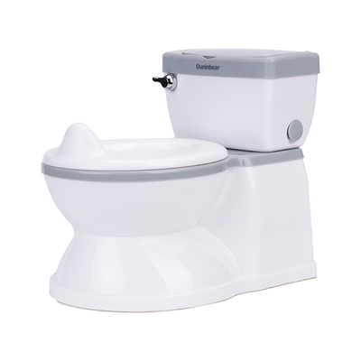 Gray Eco Friendly Baby Potty Toilet EN-71 Seggiolino di allenamento certificato con logo personalizzato