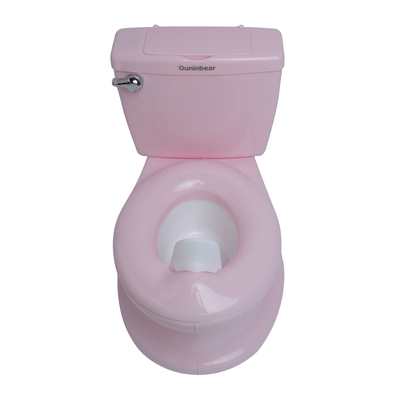Sedile da allenamento bianco per bambini con logo e pulsante di maniglia Ouninbear