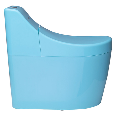 Sedile da bagno blu con suono e luce a LED per bambini di 8-6 anni
