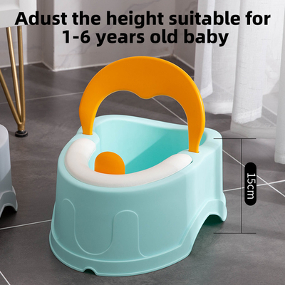 Sedile per bagno massiccio rosa/azzurro/nero per bambini con logo personalizzato