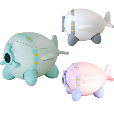 Cartoon Airplane Shape Baby Potty Bagno di allenamento con logo personalizzato per il test EN71