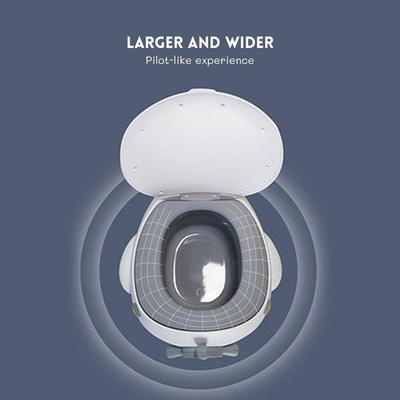 Cartoon Airplane Shape Baby Potty Bagno di allenamento con logo personalizzato per il test EN71
