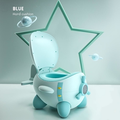 Cartoon Airplane Shape Baby Potty Bagno di allenamento con logo personalizzato per il test EN71