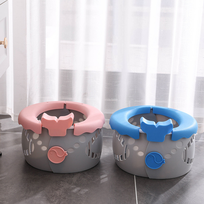 Solid Serenity Blu Sakura Rosa Sedile per la vasca da bagno per bambini in PP TPE imballaggio alla rinfusa 24pcs/cartoncino
