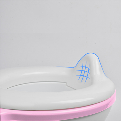 Grigio Rosa Blu Test EN71 Certificato Baby Training Potty Toilet Kit con logo personalizzato