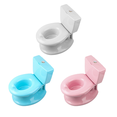 Logo personalizzato Eco Friendly Stampato Baby Potty WC in Blu Rosa Bianco Colore