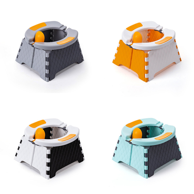 Sedile di allenamento per bambini piccoli con stampa blu/rosa/bianco eco-compatibile