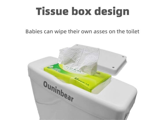 Plastico eco-friendly 3 colori Baby Potty Sedile di allenamento per uso domestico ed esterno con logo personalizzato
