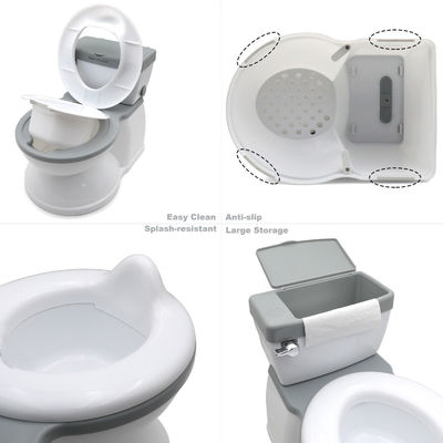 Grau/Pin-Azzurro Stampa Puttana per Bambini Toilet Trainer EN-71 Certificato Eco-Friendly Cartone Puttana Sedile