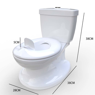 Eco Friendly Blu Rosa Bianco Stampa Bambini Potty Toilet Trainer con imballaggio personalizzato e logo
