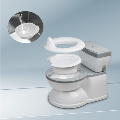Eco Friendly Plastic Kids Potty Training Toilet Blu Rosa Bianco Logo personalizzato all'ingrosso