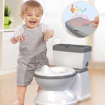 Eco Friendly Plastic Kids Potty Training Toilet Blu Rosa Bianco Logo personalizzato all'ingrosso
