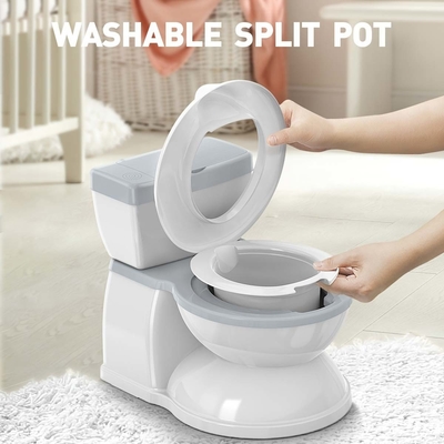 Eco Friendly Plastic Kids Potty Training Toilet Blu Rosa Bianco Logo personalizzato all'ingrosso
