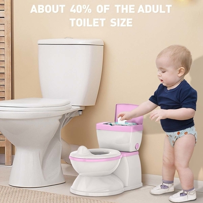 Blue Pink White Kids Potty Toilet Trainer con accettazione del logo personalizzato e design eco-friendly